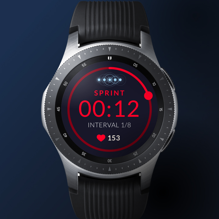 Smartwatch UX-UI design.